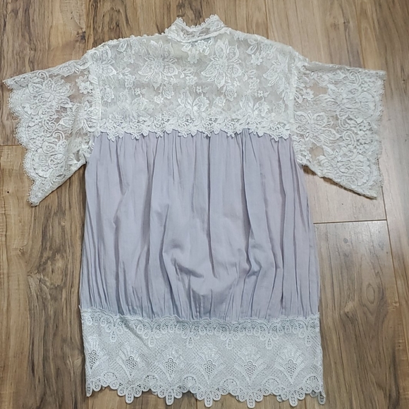 Jessica McClintock Vintage Peasant Blouse - Picture 8 of 16